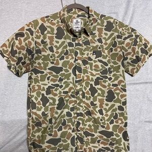 Men's Camouflage Button Down Shirt